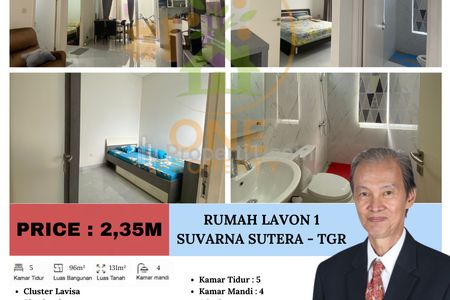 Dijual Rumah di Perumahan Lavon 1 Suvarna Sutera, Wanakerta, Sindang Jaya - Tangerang