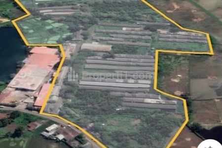 Jual Nego Tanah SHM Luas 7 Hektar, Sudah Pagar Keliling, Pinggir Jalan, Lebar Muka 150 Meter, Cocok Perumahan di Legok, Tangerang, Banten