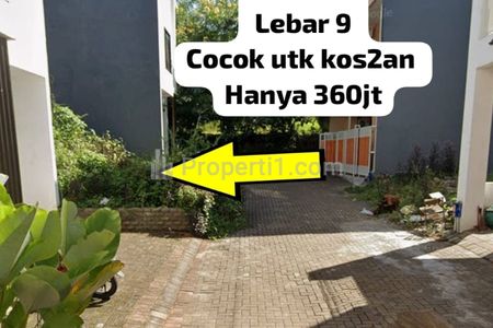 Dijual Tanah Merjosari Malang, Luas Tanah 90