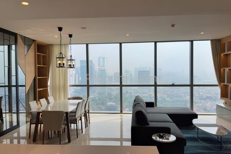 Disewakan Luxury Apartment Casa Domaine Great Location In Central Jakarta – 3BR Modern Fully Furnished