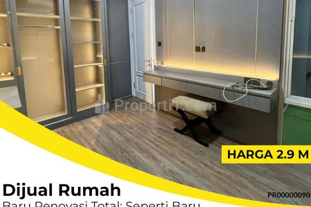 Jual Rumah Taman Puspa Raya Citraland Surabaya, Baru Renovasi, Total Seperti Baru