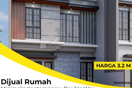 Jual Rumah Galaxy Bumi Permai Araya 2 Surabaya, Desain Minimalis Kontemporer, Lokasi Strategis ROW Double Way
