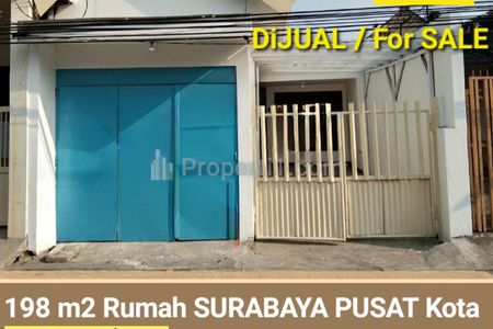 Dijual Rumah 198 m2 di Petemon, Sidomulyo, Surabaya - Garasi Carport 2 Mobil Dekat Jl. Pacuan Kuda, Jl. Tidar, BG Junction, Jl. Arjuno