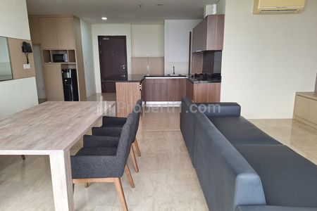 For Lease Apartment Full Modern Furnished Type 3+1 BR  Good Condition at L’Avenue – Strategic Location in South Jakarta