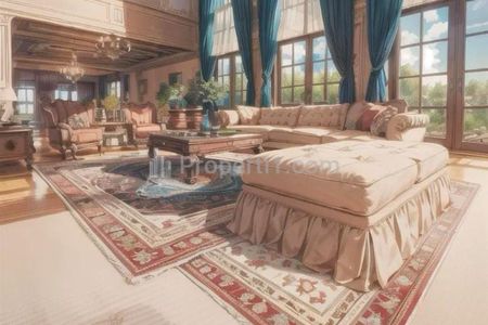 Jual Rumah Mewah American Classic di Pejaten Barat, Jakarta Selatan - 8 Kamar Tidur Full Furnished