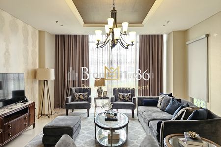 For Rent Luxurious Apartment at Senopati Suites - Type 2 BR Full Furnished - Strategic Location in South Jakarta