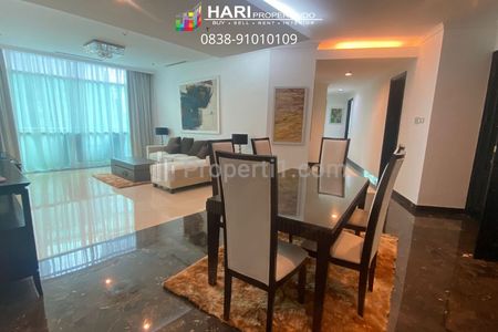 FOR RENT Apartment Bellagio Mansion Mega Kuningan 3BR Beside Hotel Ritz Carlton - Private Lift Furnished Close to LRT MRT BUSWAY One satrio