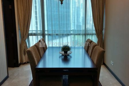 For Rent Apartment Bellagio Residence Mega Kuningan 3BR - Furnished Close to One Satrio LRT MRT Busway