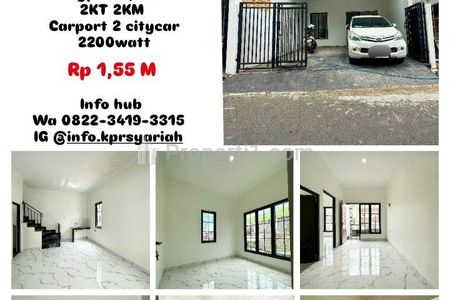 Dijual Rumah Baru 2 Lantai di Pasar Minggu, Jakarta Selatan