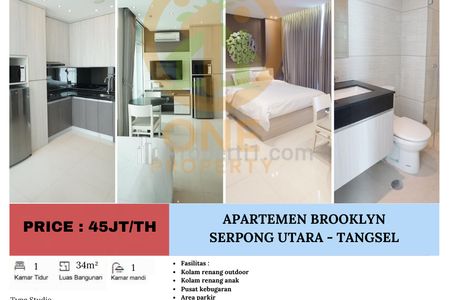 Disewakan Apartemen Brooklyn, Serpong Utara, Kota Tangerang