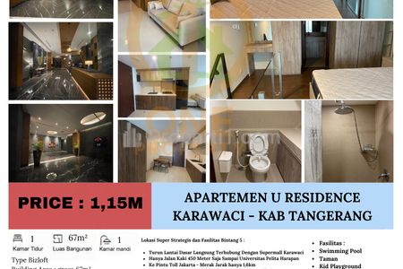 Dijual Apartemen U Residence Karawaci - Kabupaten Tangerang