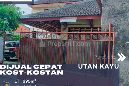 Dijual Rumah Kost Lokasi Strategis Dekat Universitas di Utan Kayu Matraman Jakarta Timur