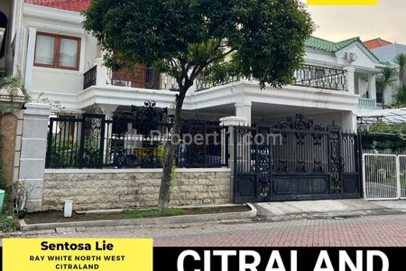  Dijual Rumah Villa Sentra Raya Citraland Surabaya - Lantai MARMER - Sanitary Grohe Kohler - Lokasi Terdepan Dekat Gwalk