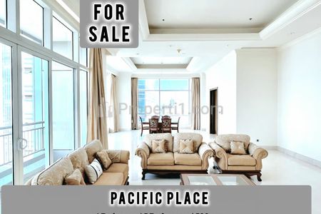Jual Apartemen Pacific Place at SCBD, 4+1 BR 500sqm, Furnished Bagus, Perfect for Investor, Direct Owner 