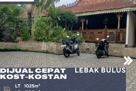 Dijual Rumah Kost Cocok untuk Investasi di Lebak Bulus Jakarta Selatan