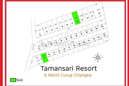 Dijual Kavling Villa Strategis Area Wisata Tamansari Harga Termurah Bonus Mesin Cuci