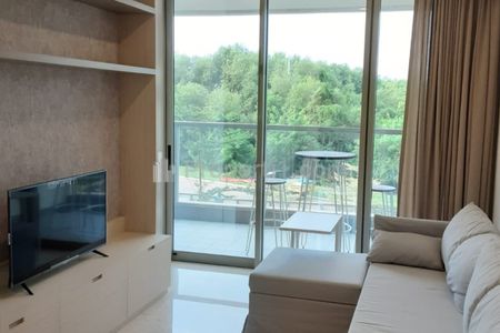 Dijual Apartemen Gold Coast Seaview PIK 1BR 64m2 Terrace Caribbean Full Furnish Private Lift