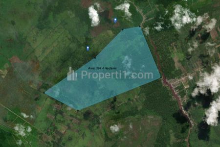 Jual Lahan Luas 200ha Cocok untuk Perkebunan Sawit Status APL, Lokasi di Mentaya Hilir Utara, Kotawaringin Timur, Kalimantan Tengah
