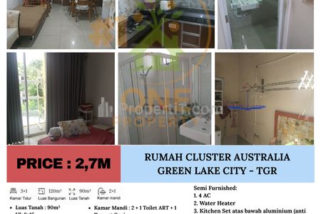 Dijual Rumah di Green Lake, Petir, Cipondoh - Tangerang