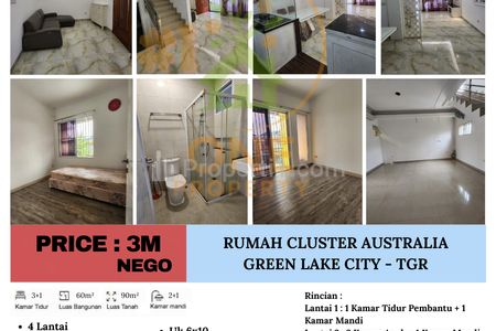 Dijual Rumah di Green Lake, Petir, Cipondoh - Tangerang