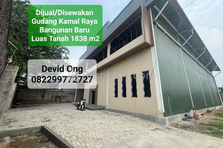 Disewakan Gudang Kamal Raya Ijin Industri di Jakarta Barat
