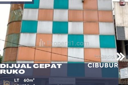 Dijual Ruko Lokasi Strategis di Cibubur Jakarta Timur