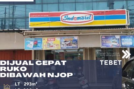 Dijual Ruko Lokasi Strategis Harga di Bawah NJOP di Tebet Jakarta Selatan