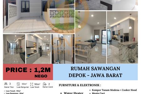 Dijual Rumah di Sawangan, Depok
