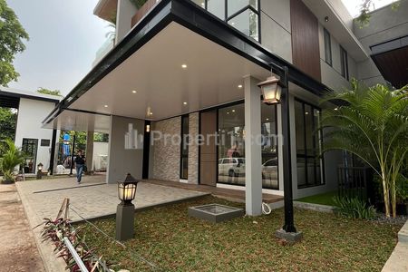 Dijual Rumah Brand New 4BR Fully Furnished dalam Cluster, di Cirendeu Ciputat Tangerang Selatan