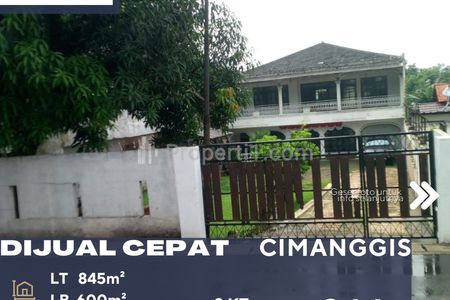 Dijual Rumah 2 Lantai Pinggir Jalan Raya Lokasi Strategis di Cimanggis Depok