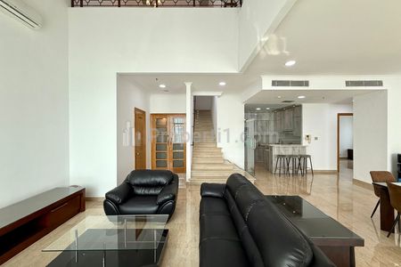 Disewakan Apartemen Junior Penthouse 4BR Duplex di Senayan Residence