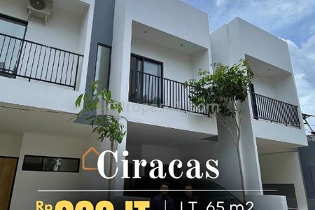 Jual Rumah di Ciracas Jakarta Timur 2 LANTAI HARGA MULAI 800 JUTAAN PROMO FREE BIAYA