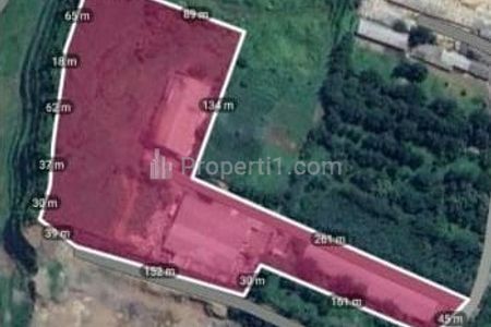 Dijual Tanah Gudang Sangat Luas di Jalan Raya Sumber, Mojokerto