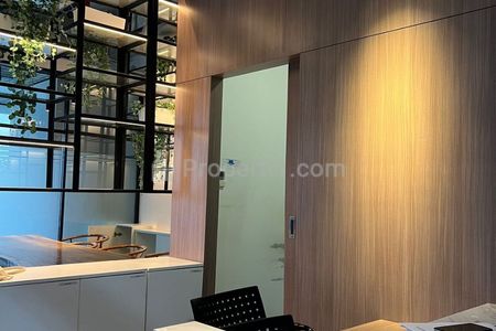 For Rent Office Space (Ruang Kantor) Treasury Tower Sudirman SCBD District 8 Senopati 133sqm Furnished - Close to Ashta Mall MRT Busway Grand Lucky