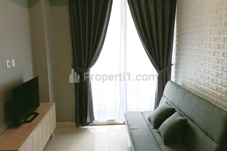 Sewa Apartemen Taman Anggrek Residences - 1 BR Full Furnish Luas 38 m2