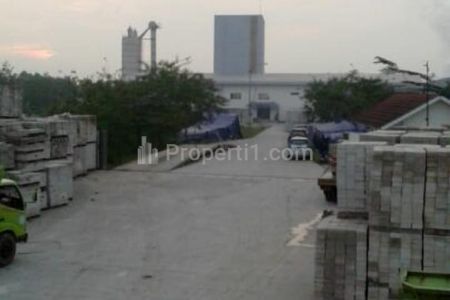 Jual Cepat Gudang Siap Pakai  Luas Tanah 3,9 Hektar Bangunan 1 Hektar di Dekat Kawasan Deltamas, Akses Kontainer 40 Feet, Cikarang, Jawa Barat