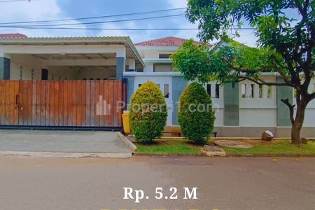 Dijual Rumah Besar & Terawat di Bintaro Jakarta Selatan Dekat Tol Veteran, Harga Nego