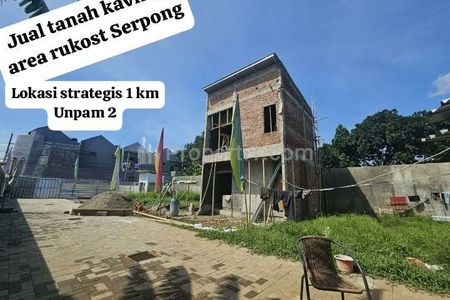 Jual Tanah Kavling Siap Bangun Dekat Unpam, Tangerang Selatan