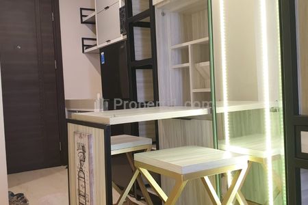 Apartment For Rent at Sudirman Hill Residence Location in Central Jakarta - Studio Type Modern Fully Furnished