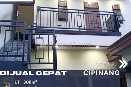 Dijual Cepat Rumah 2 Lantai di Cipinang Jakarta Timur