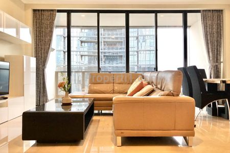 For Rent Apartment District 8 Strategic Location In South Jakarta - 2+1 BR Fully Glamour and Luxury Furnished