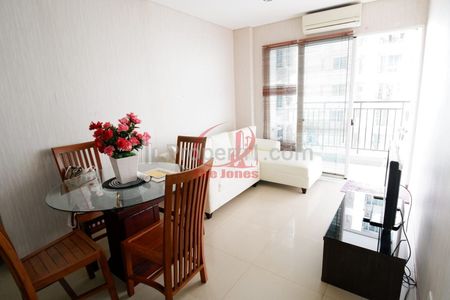 For Rent Apartemen Thamrin Residence Tower Bougenville Tipe 2 Bedroom Full Furnished, Dekat Mall Grand Indonesia, Plaza Indonesia.