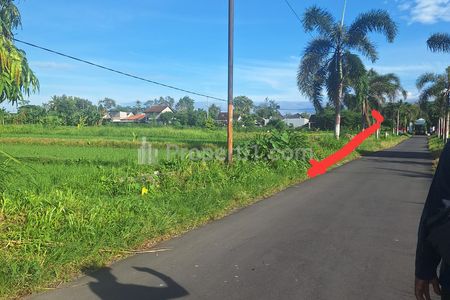 Jual Tanah Pekarangan Kosong Sangat Istimewa dan Strategis di Jl. Krandon, Wedomartani Ngemplak Sleman Yogyakarta