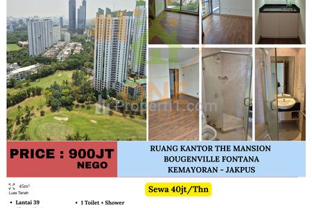 Dijual Ruang Kantor The Mansion Bougenville Fontana, Kemayoran, Jakarta Pusat