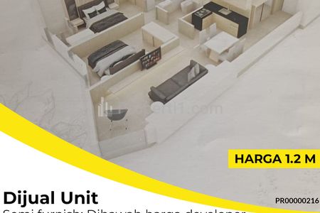 Jual Apartemen Belleview Manyar Kertoarjo Surabaya Timur Tipe 2BR