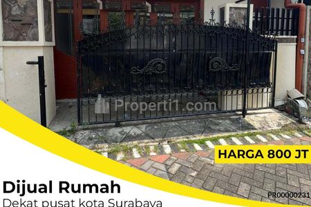Dijual Rumah Krukah Selatan, Wonokromo, Surabaya, Dekat Pusat Kota Surabaya