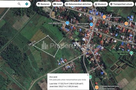 Disewakan Tanah Sawah di Kampung Kuprik, Semangga, Merauke, Papua