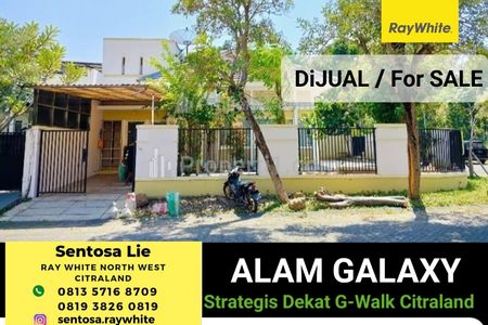 Dijual Rumah 240m2 Alam Galaxy Surabaya - Spesial Carport 4 Mobil Luas, Dekat Graha Natura, GWalk Citraland, Pakuwon Mall