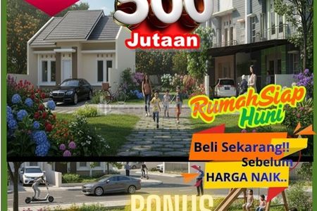 Dipasarkan Rumah Baru 2026 Komplek Garuda Teluk Naga Tangerang, 3 Menit ke Tol PIK 2