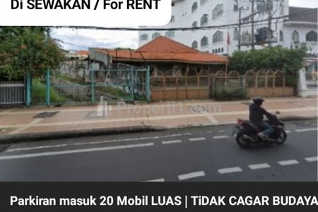 Disewakan Rumah Komersial Surabaya Pusat di Jalan Raya Darmo - Dr. Soetomo - Tegalsari - Raya Kembar - Tidak Cagar Budaya - Parkir 20 mobil